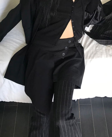 DRAPE WRAP MINI SKIRT